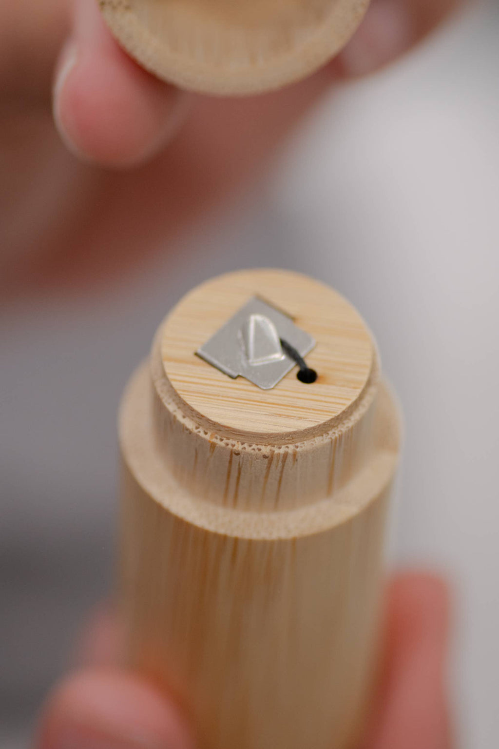 Charcoal Floss - Bamboo Holder - White Label Friendly - No Tox Life