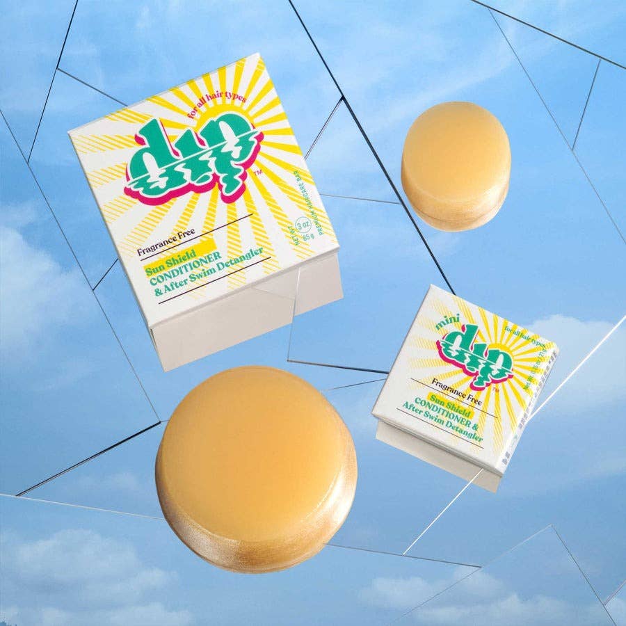 DIP Sun Shield: Conditioner Bar & After Swim Detangler