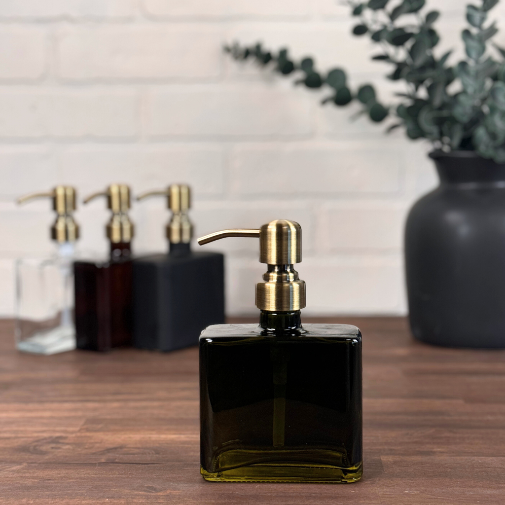 Urban Square Recycled Glass Soap Dispenser