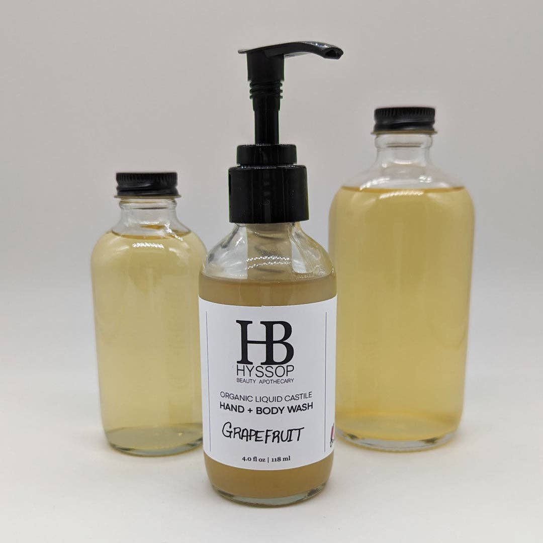 Hyssop Beauty Apothecary Organic Liquid Castile Hand + Body Wash / Soap
