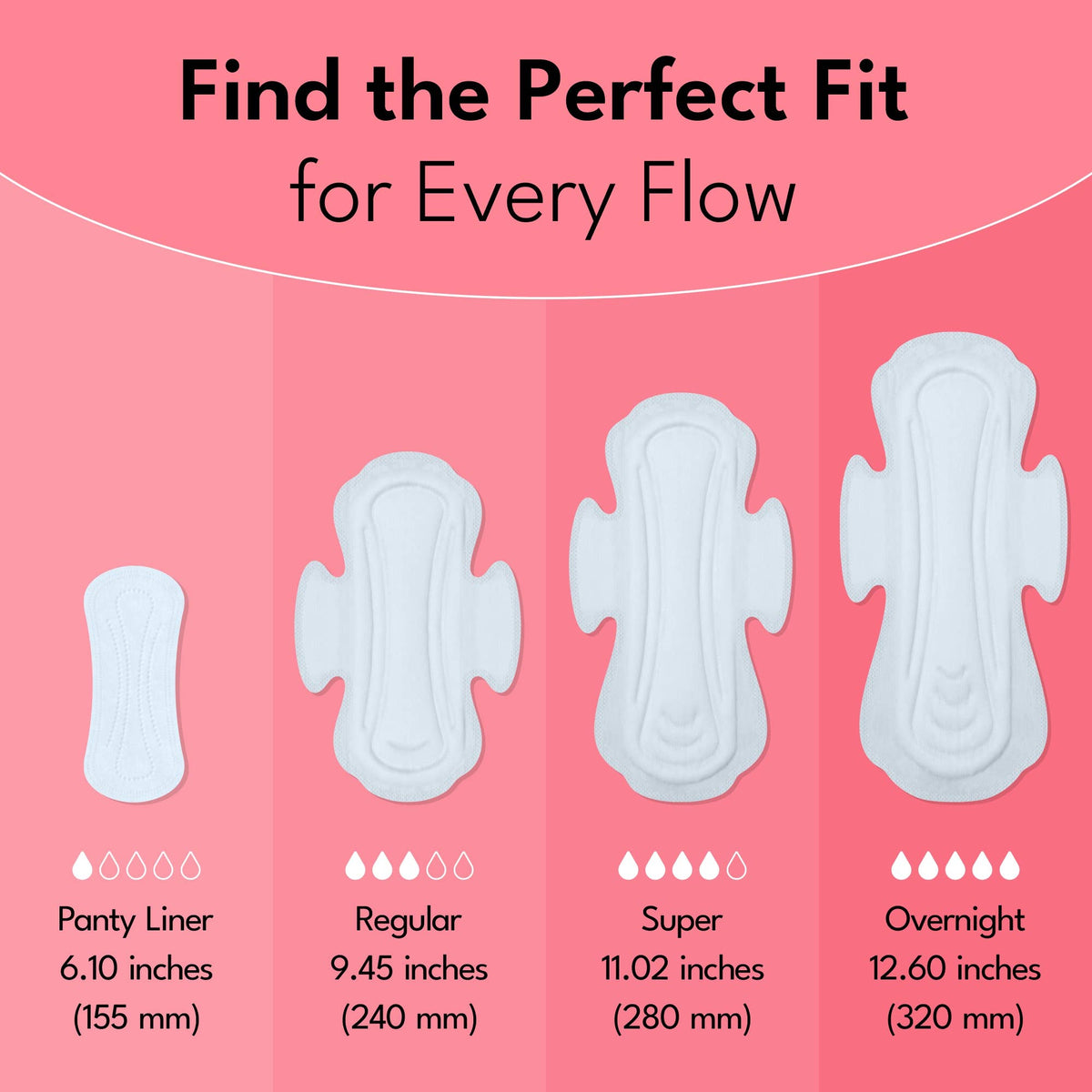 Sparkle Plant-based Maxi Pads Overnight 10ct - Heavy Flow