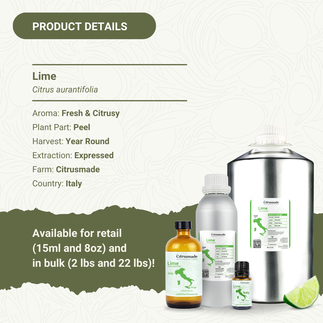 Lime Essential Oil - 100% Pure