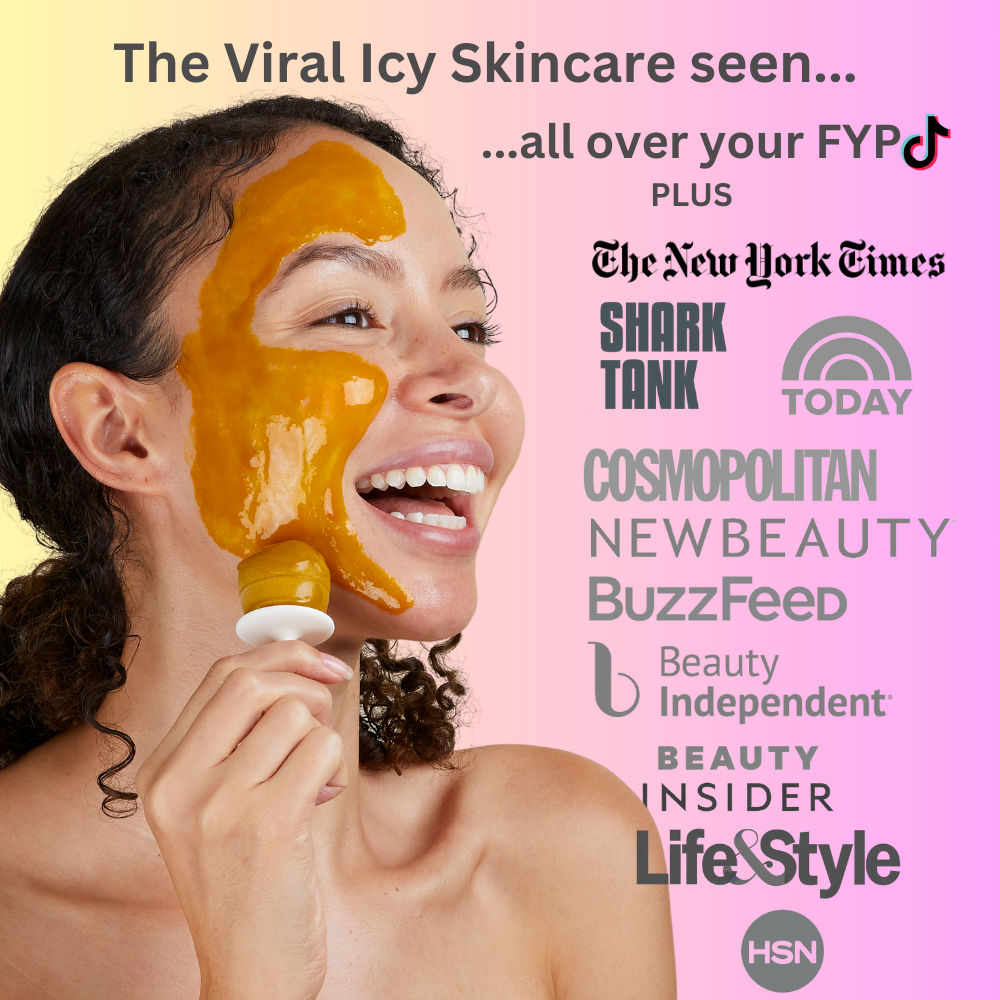 Ice Mask Tray - Skincare Icy Facial TikTok Viral Shark Tank
