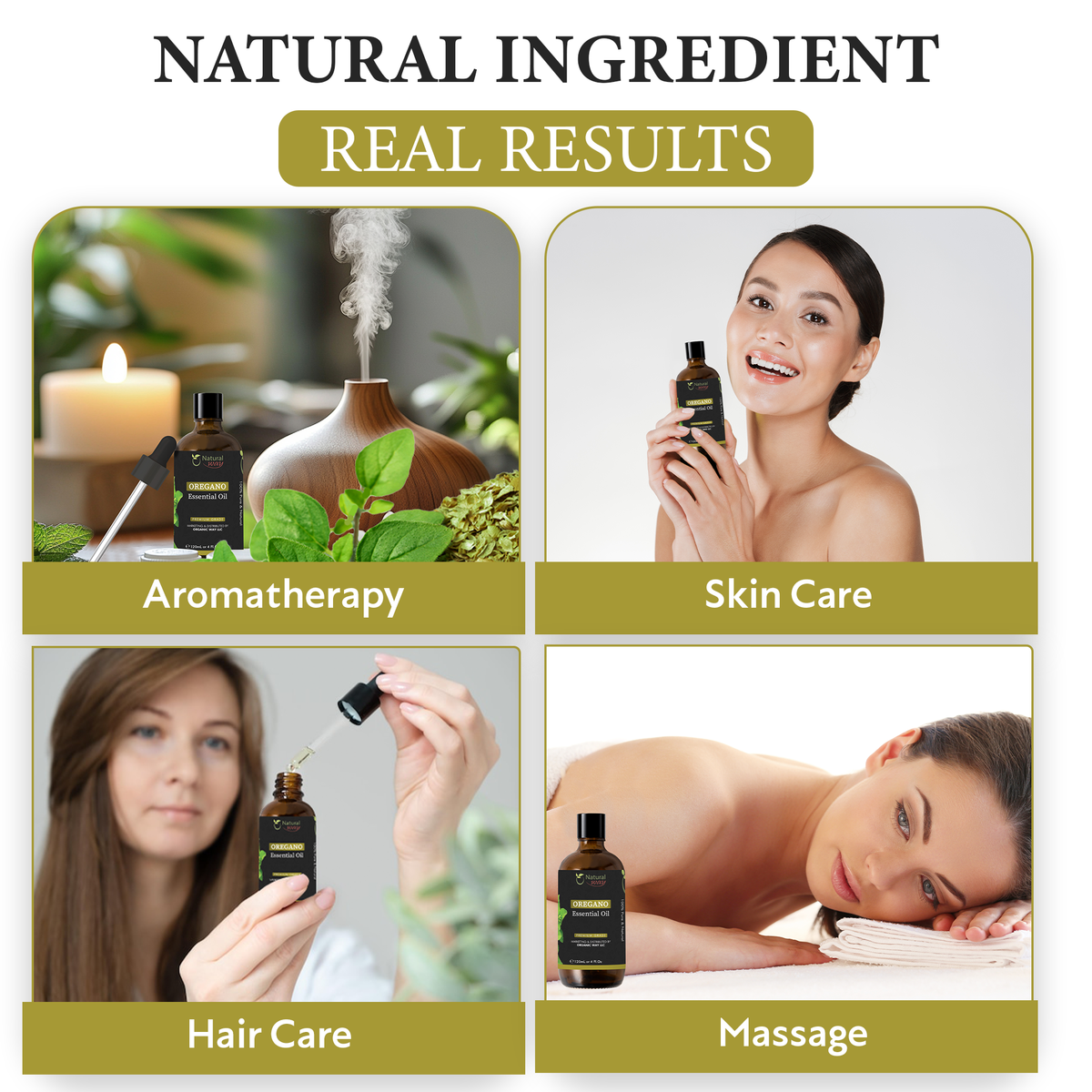 Natural Way Oregano Essential Oil | 4 Fl Oz (120 mL)