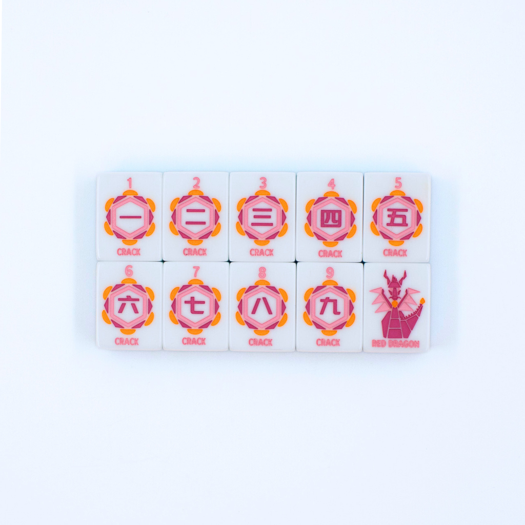 Crystal Prism Pink | Mahjong with Bold Angles and Vibrant Vibes