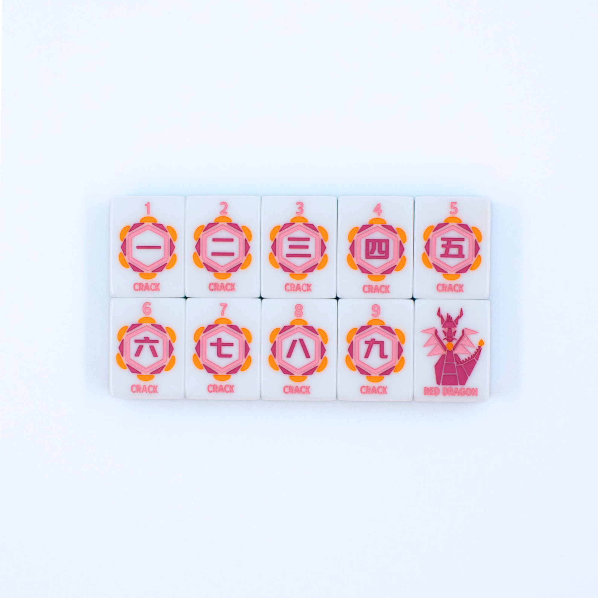 Crystal Prism Pink | Mahjong with Bold Angles and Vibrant Vibes
