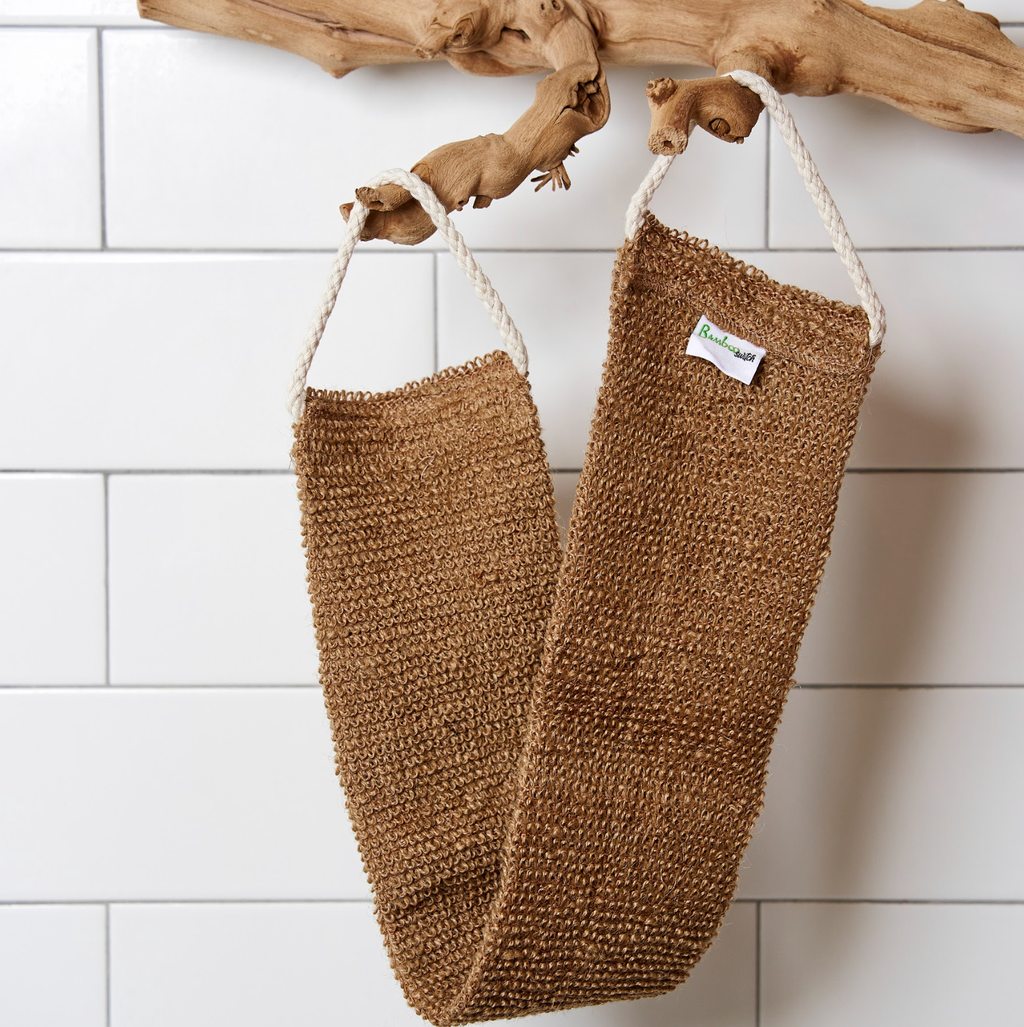 Sisal Linen Back Exfoliating Strap