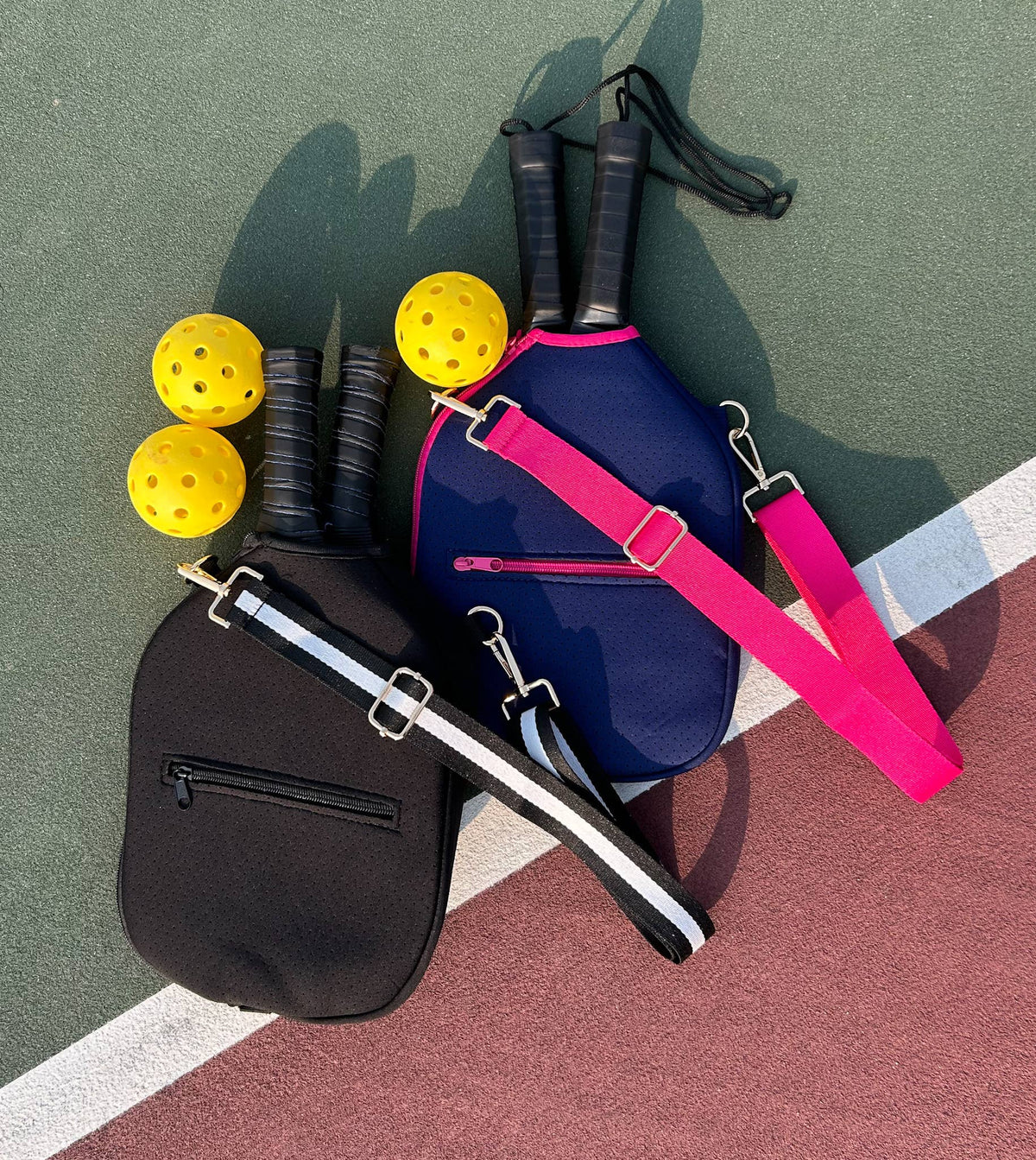 Pickleball Paddle Bag with Strap and Pocket for Pickle Ball