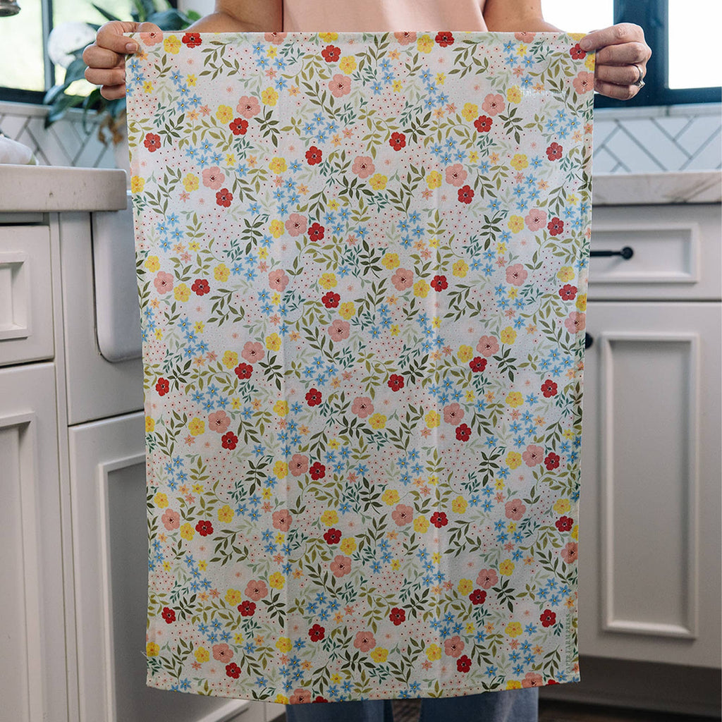 Wildflower Fields Tea Towel