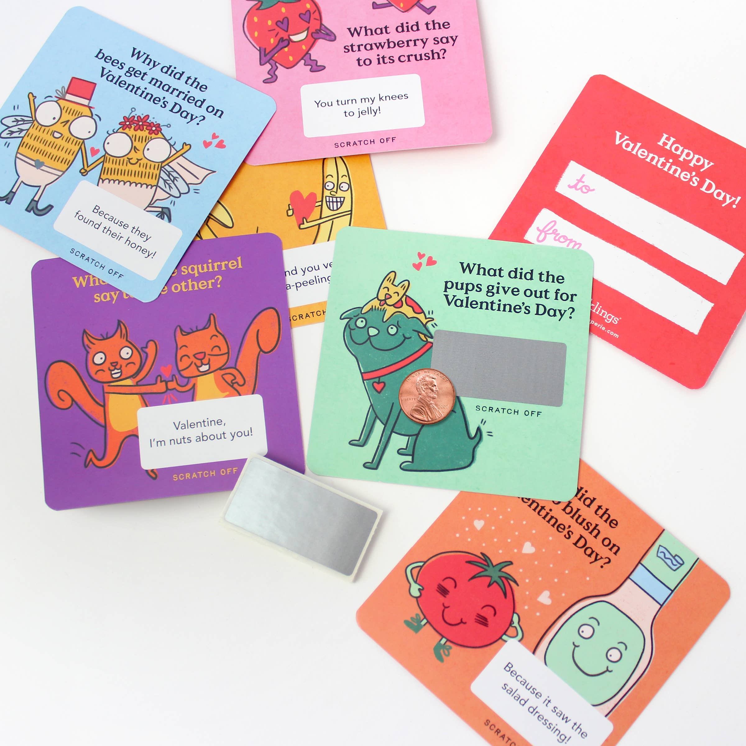Scratch-off Joke Valentines - Jokes for Kids