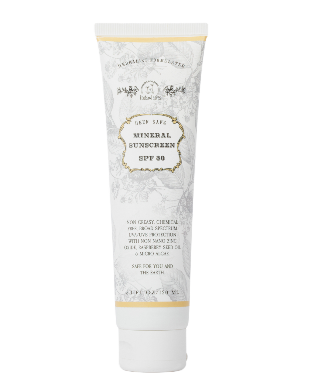 Reef Safe Vegan Mineral Sunscreen with Tremella Mushroom