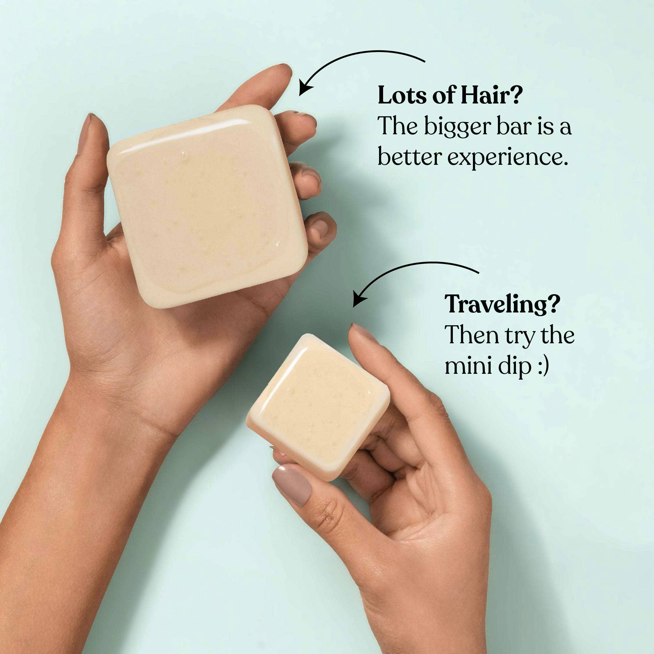 Mini Dip Shampoo Bar: Color Safe, Everyday - Wild Sage & Vetiver
