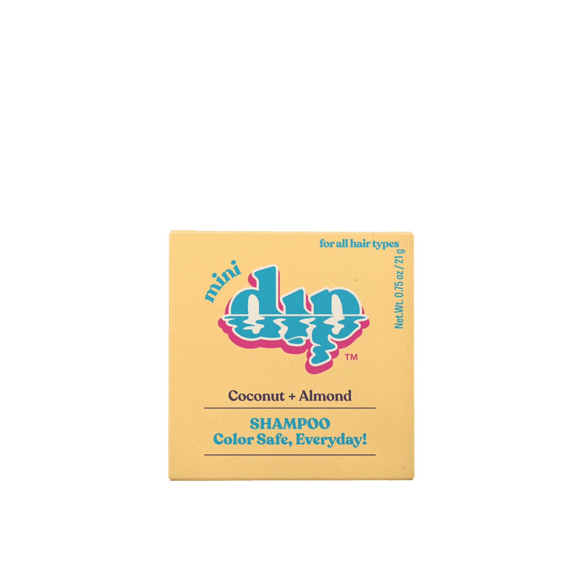 DIP Mini Dip Color Safe Shampoo Bar for Every Day - Coconut & Almond