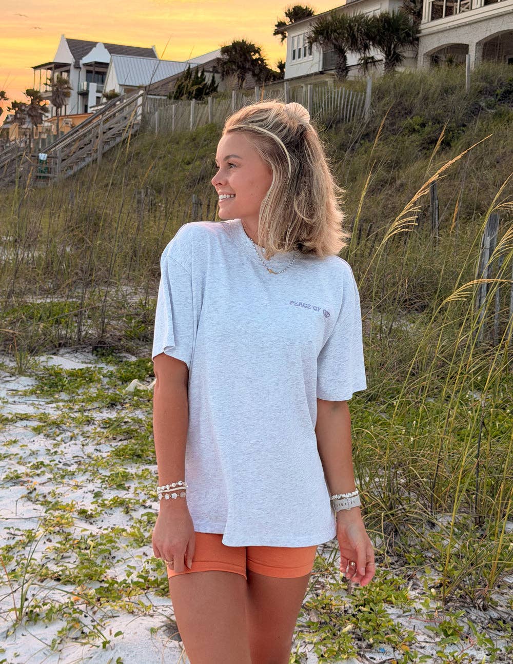Peace of God Grey Unisex Tee