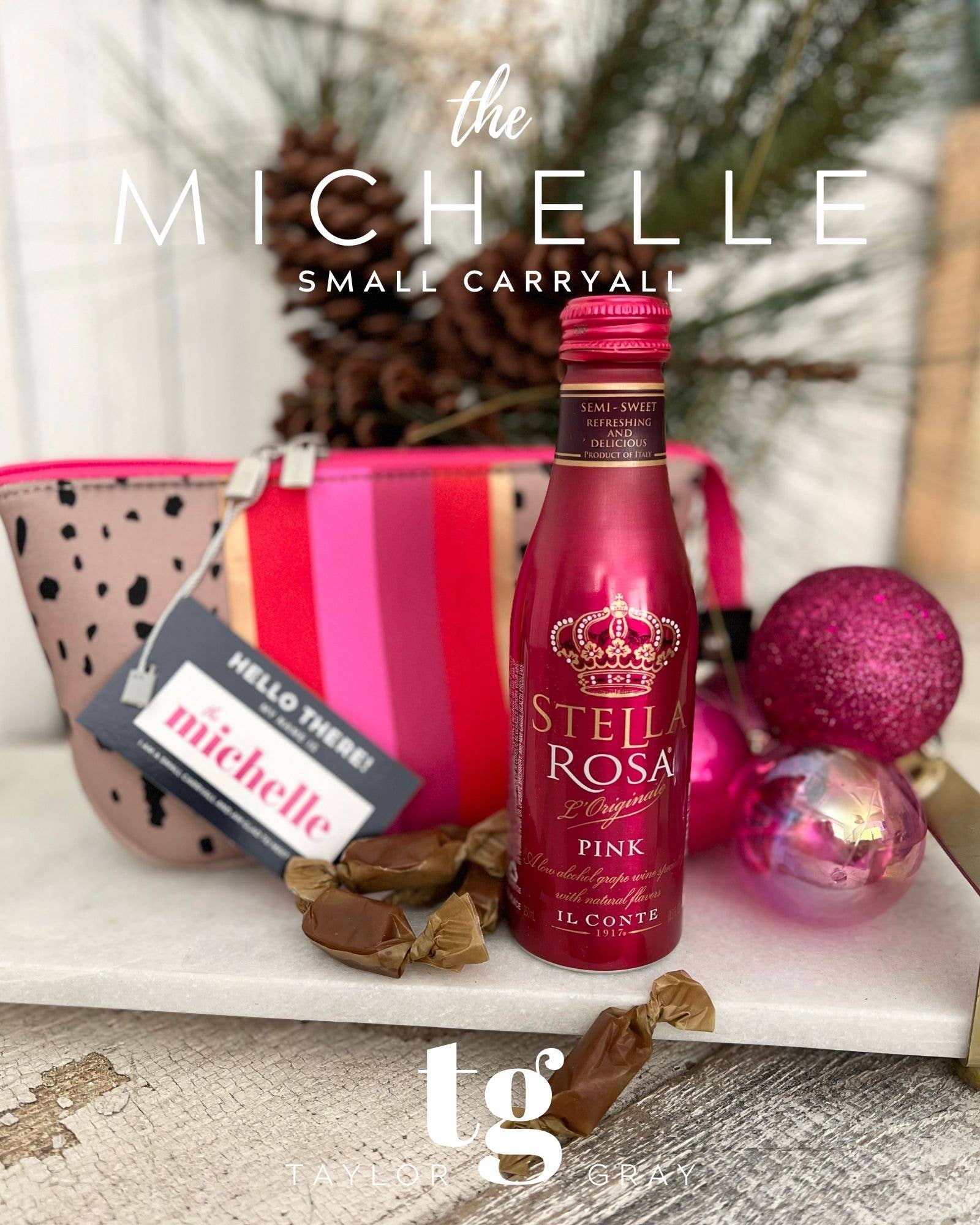 The Michelle Small Neoprene Makeup Bag