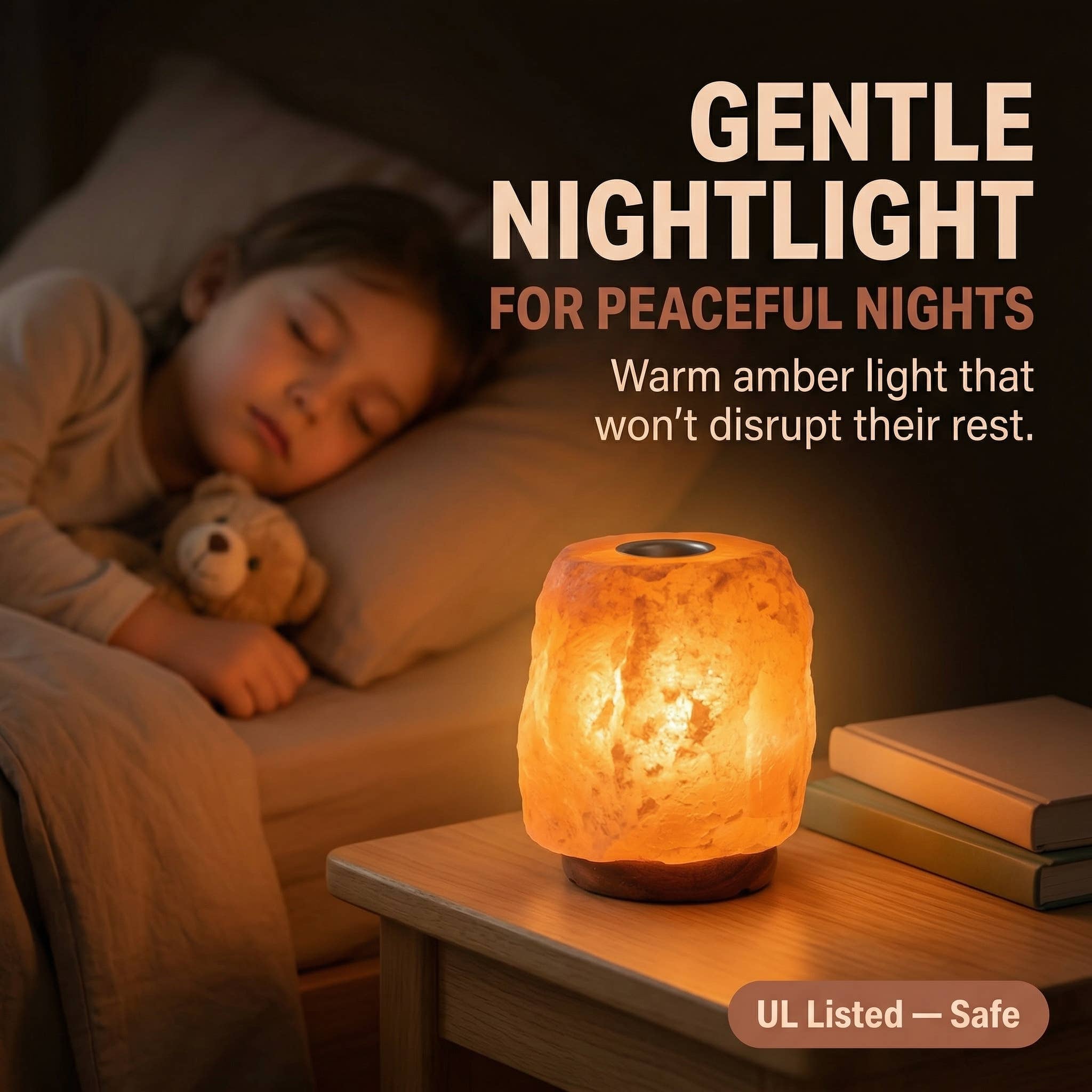 Himalayan Salt Lamp with Aromatherapy Tray