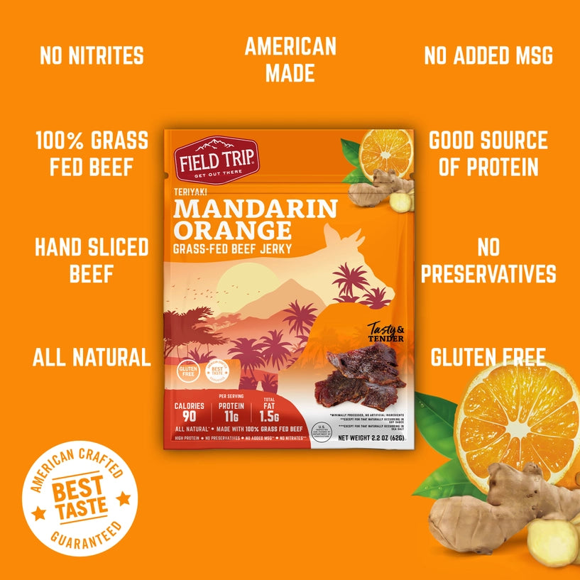 Mandarin Orange Beef Jerky (2.2oz)