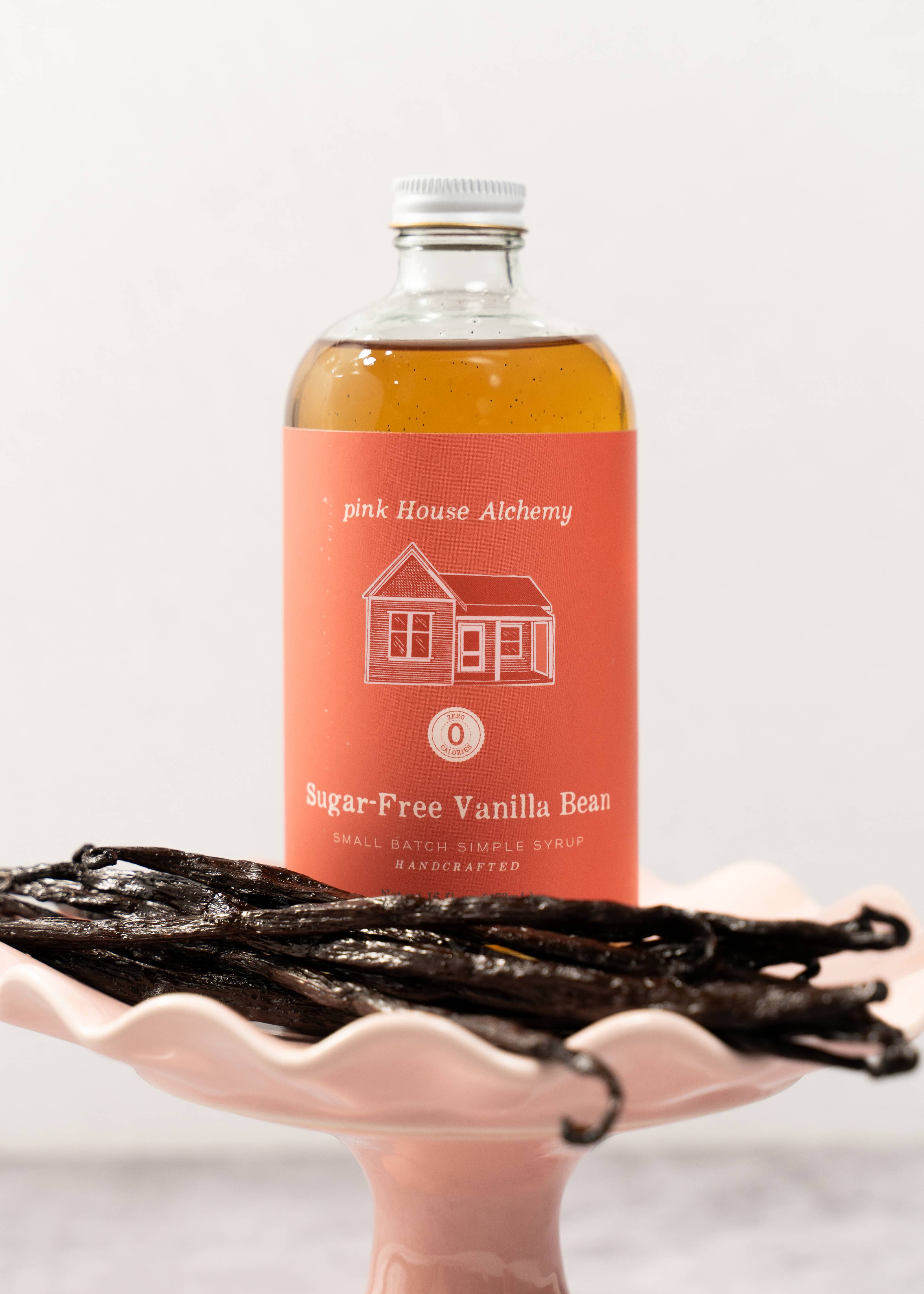 Pink House Alchemy Sugar-Free Vanilla Bean Syrup