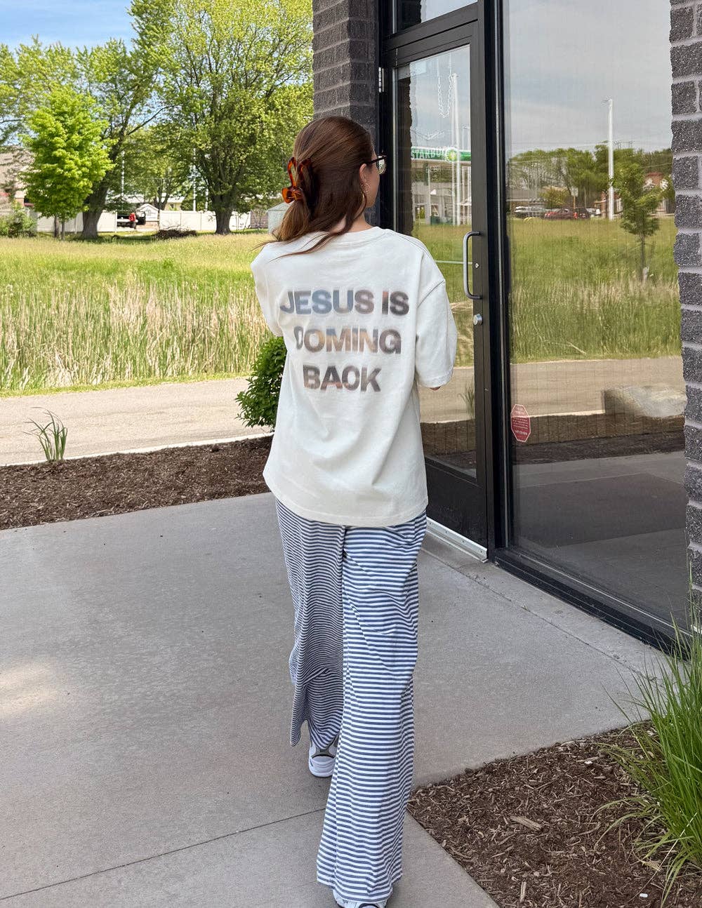 Jesus Is Coming Back Heavyweight Tee