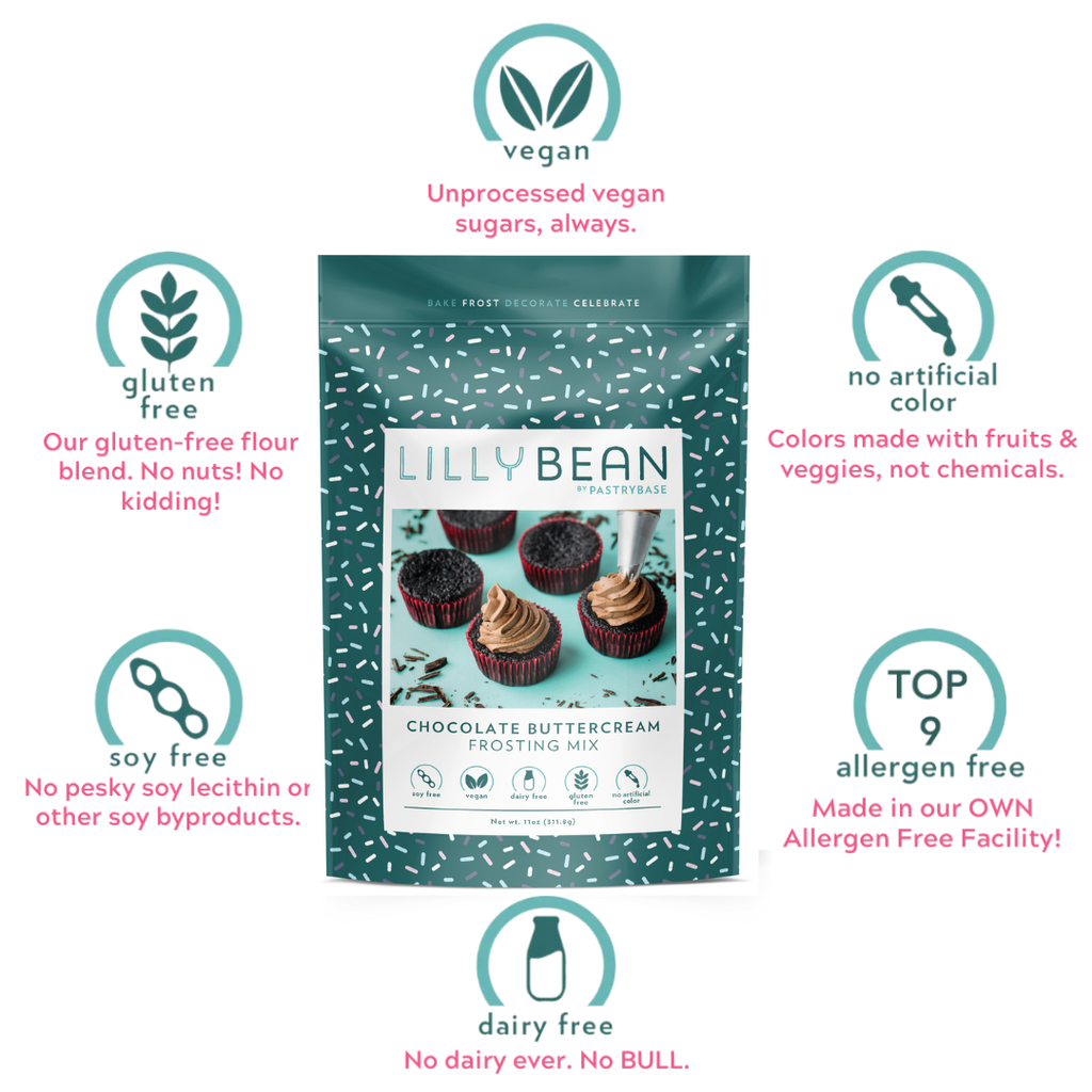 Chocolate Buttercream Frosting Mix (Vegan & Gluten-Free)
