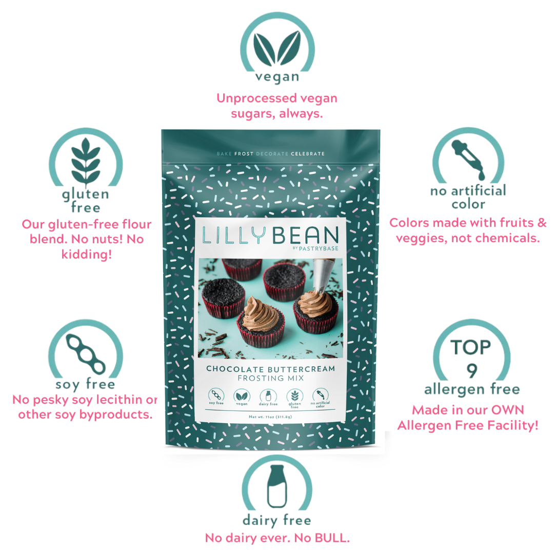 Chocolate Buttercream Frosting Mix (Vegan & Gluten-Free)