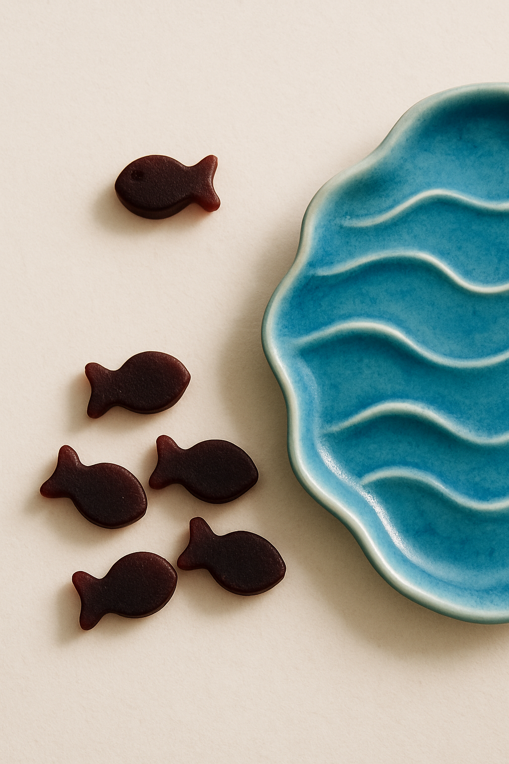 Summer Raspberry Fruity Gummy Fish - 100% Real Ingredients