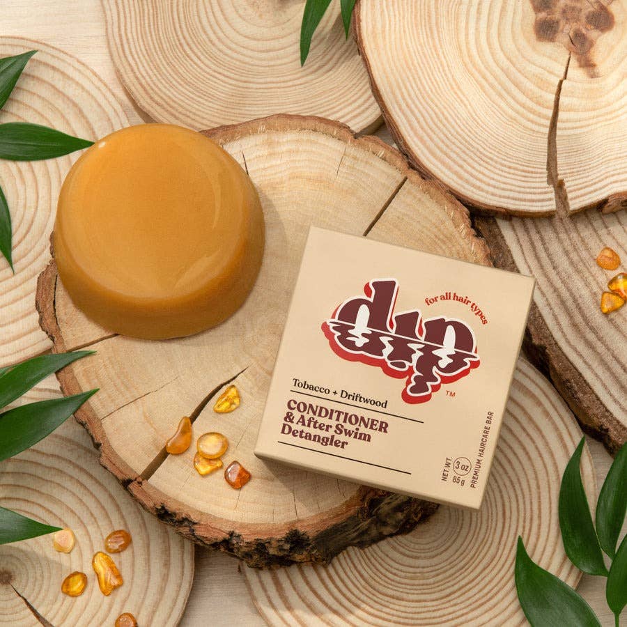 DIP Conditioner Bar & After Swim Detangler - Tobacco & Driftwood