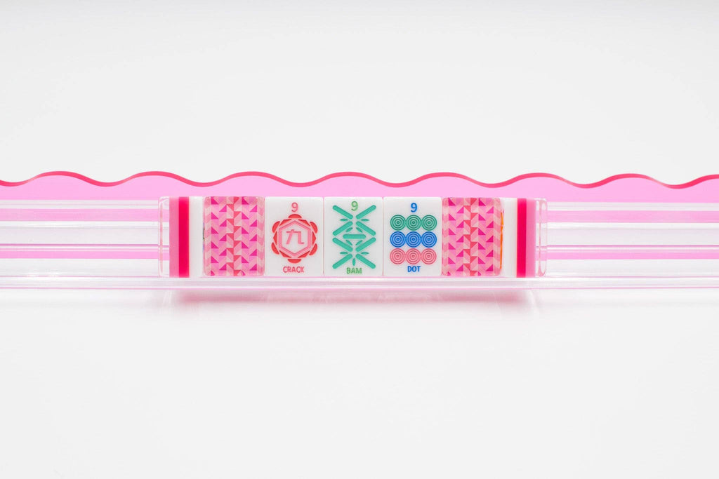Crystal Prism Pink | Mahjong with Bold Angles and Vibrant Vibes