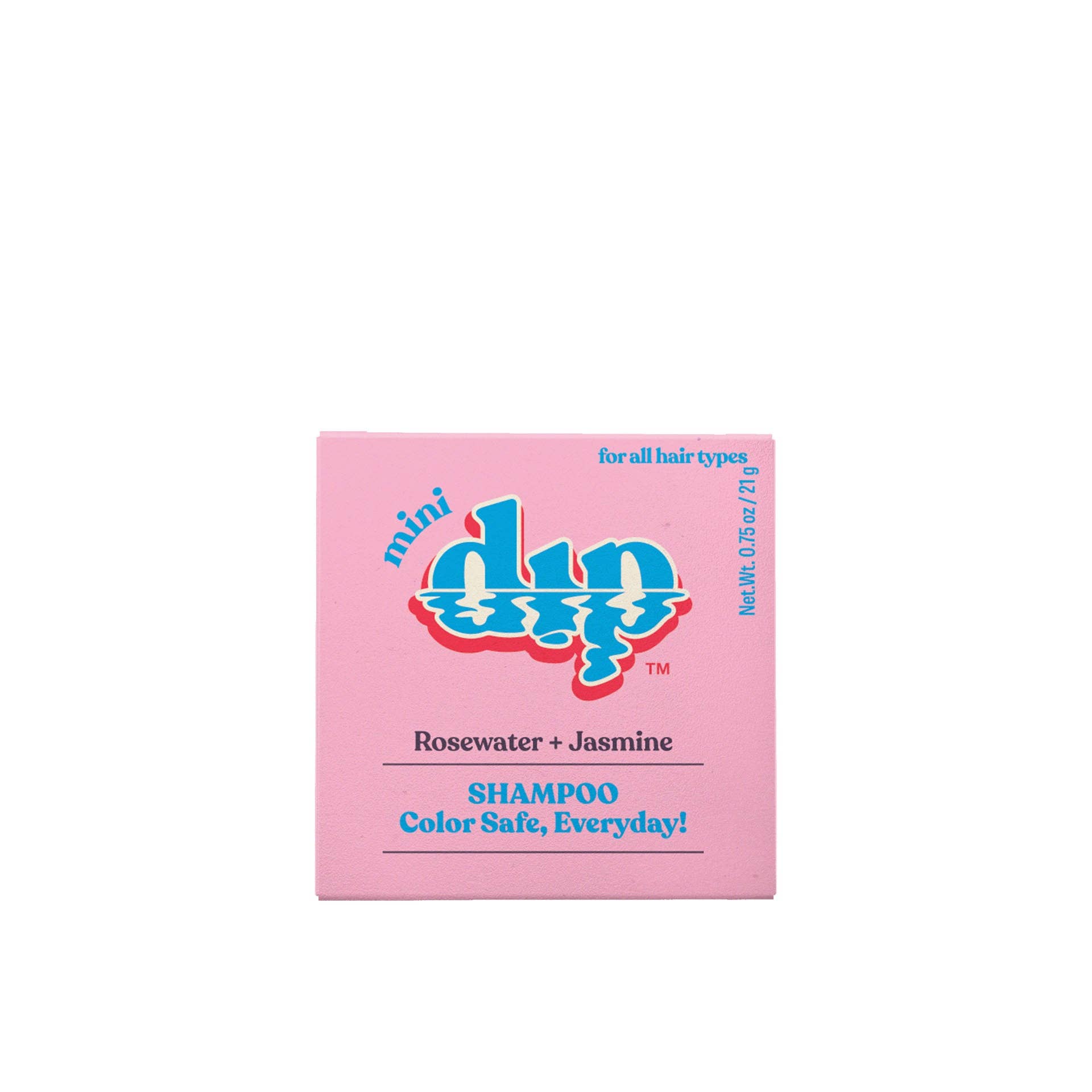 DIP Mini Dip Color Safe Shampoo Bar for Every Day - Rosewater & Jasmine