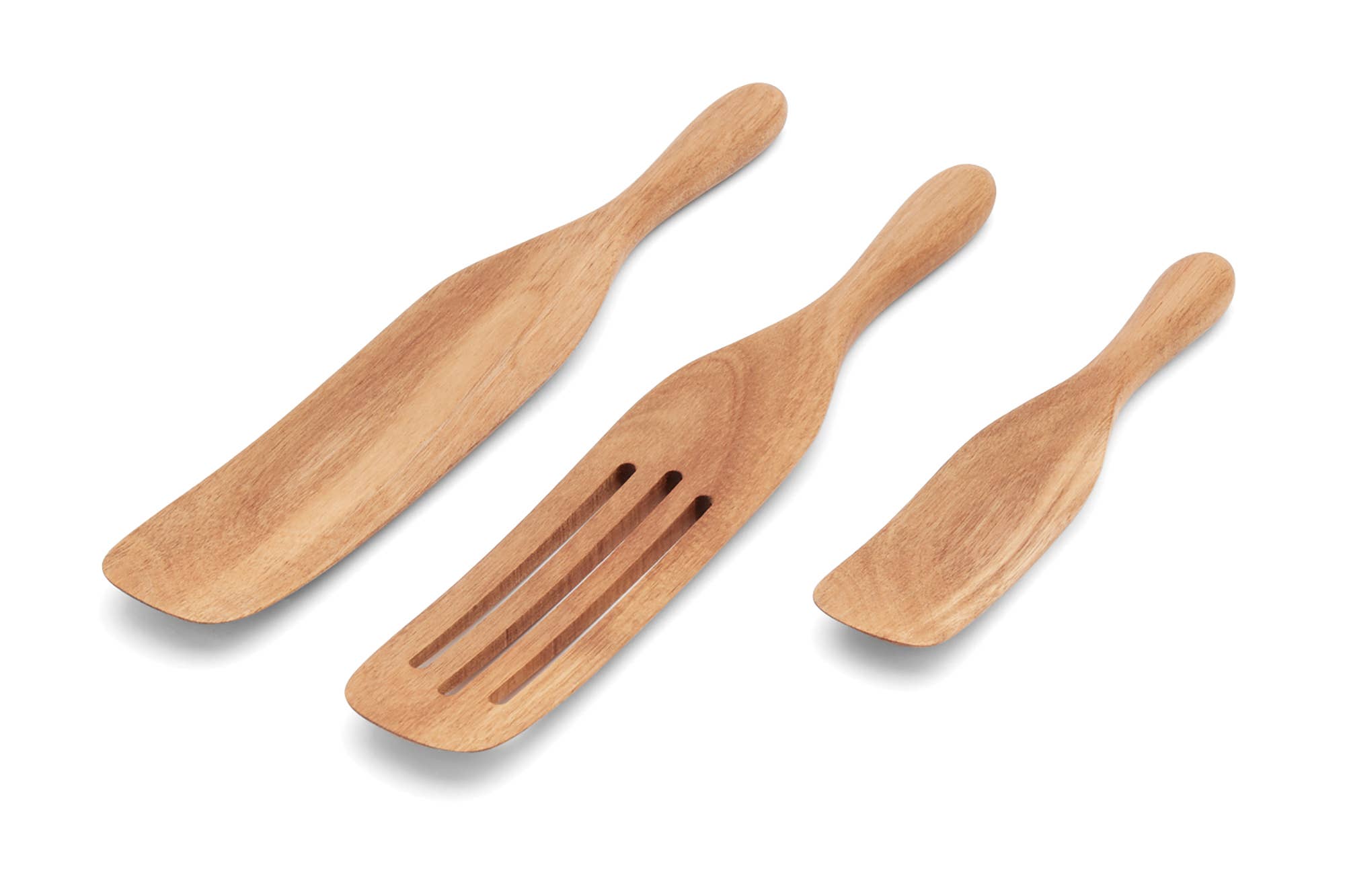 Fox Run Acacia Wood Spurtle Set, 3 Pieces