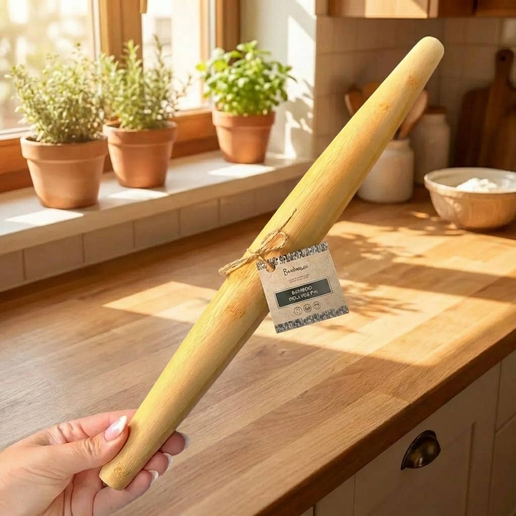 Large Bamboo Rolling Pin