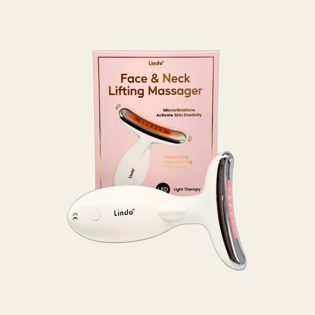 Face & Neck LED Lifting Massager with microvibration