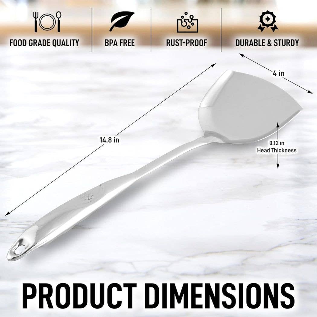 Premium Wok Spatula Stainless Steel