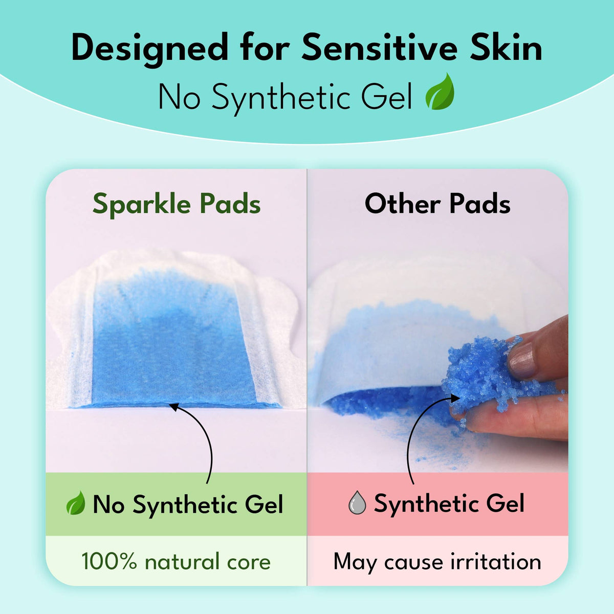 Sparkle Plant-based Maxi Pads - Super 10ct - For Day time