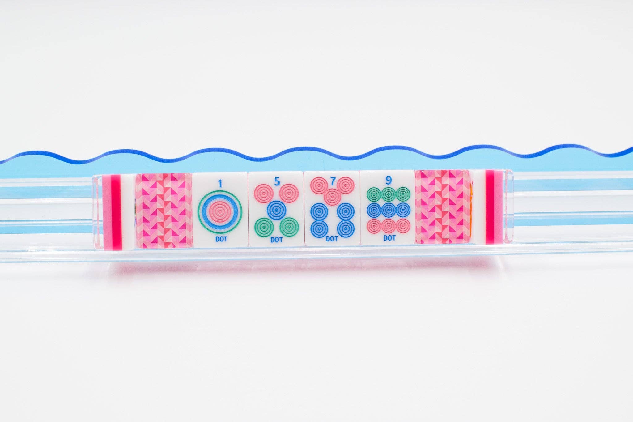 Crystal Prism Pink | Mahjong with Bold Angles and Vibrant Vibes