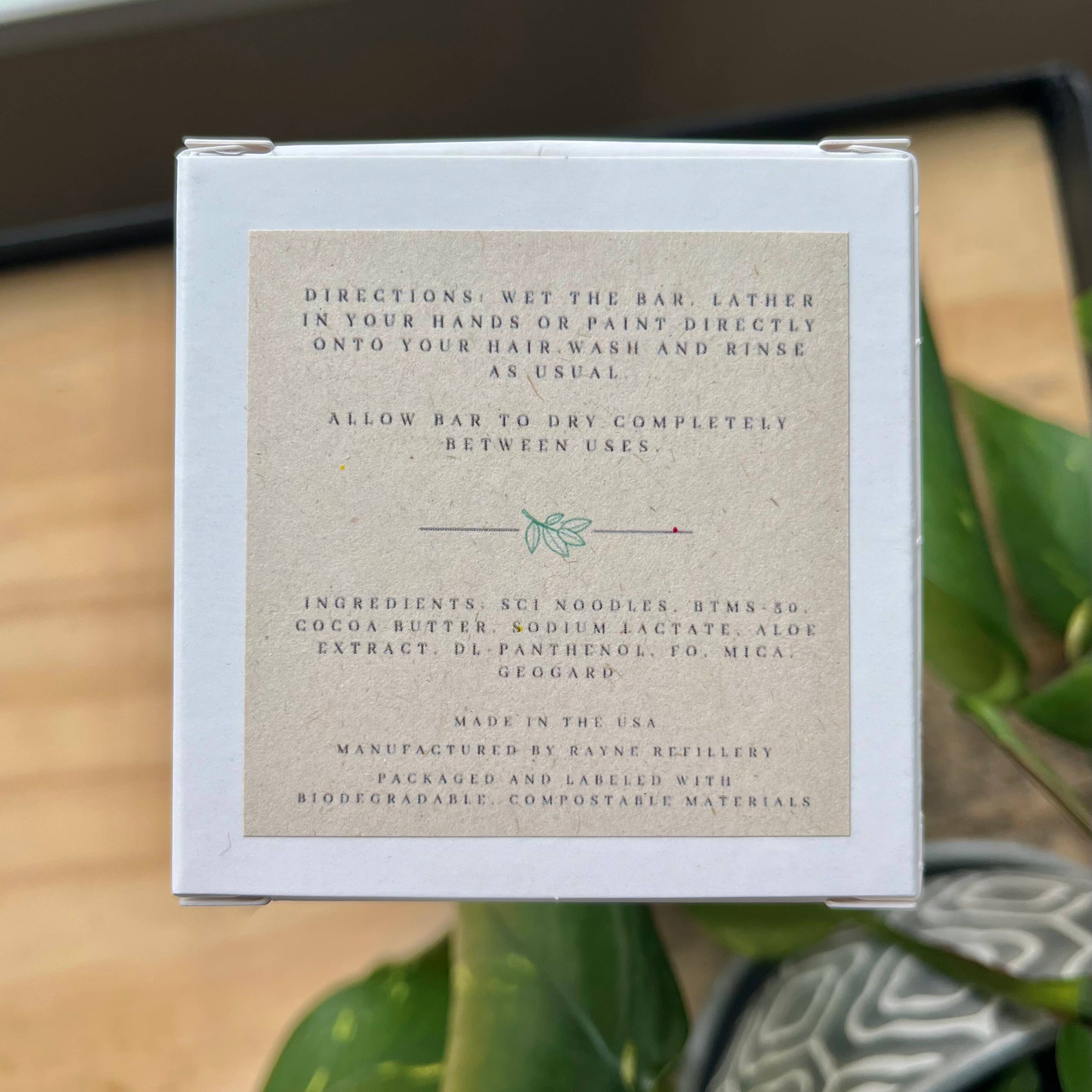 Eco-Friendly Solid Shampoo Bar - Handmade