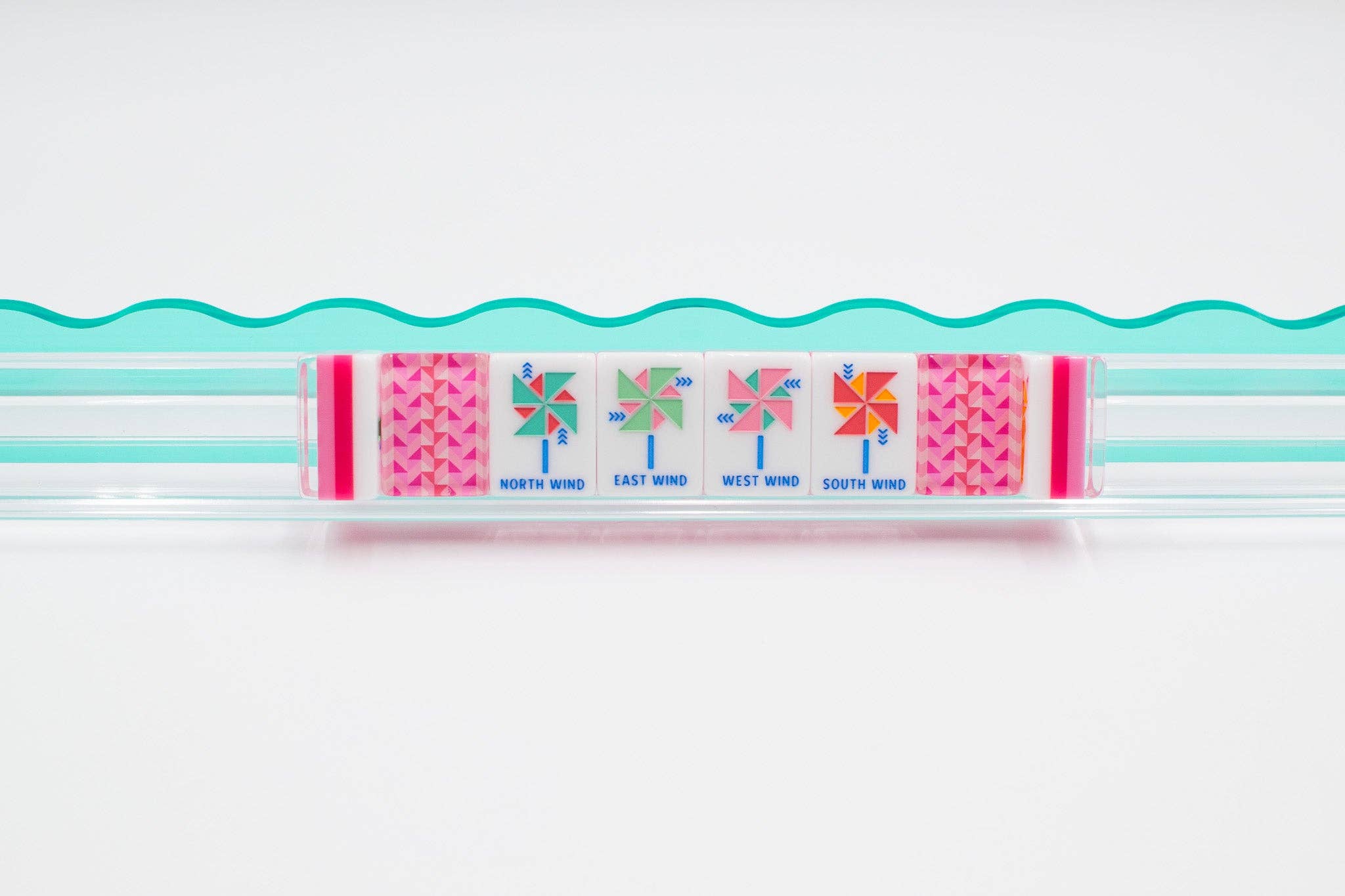 Crystal Prism Pink | Mahjong with Bold Angles and Vibrant Vibes