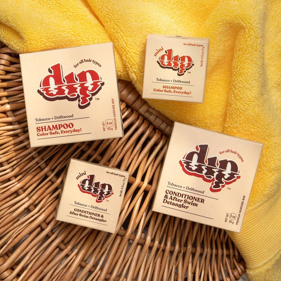 DIP Color Safe Shampoo Bar for Every Day - Tobacco & Driftwood