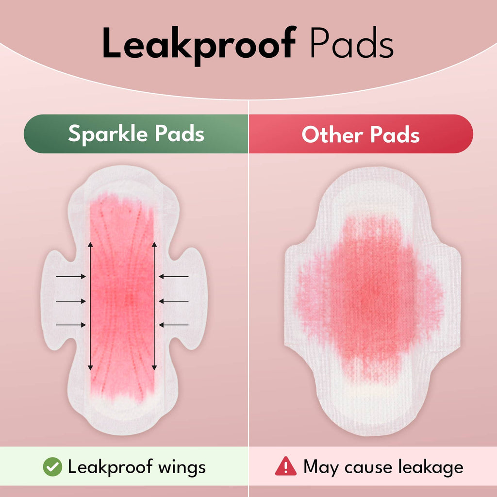 Sparkle Plant-based Ultra Thin Pads Regular 10ct Light Days