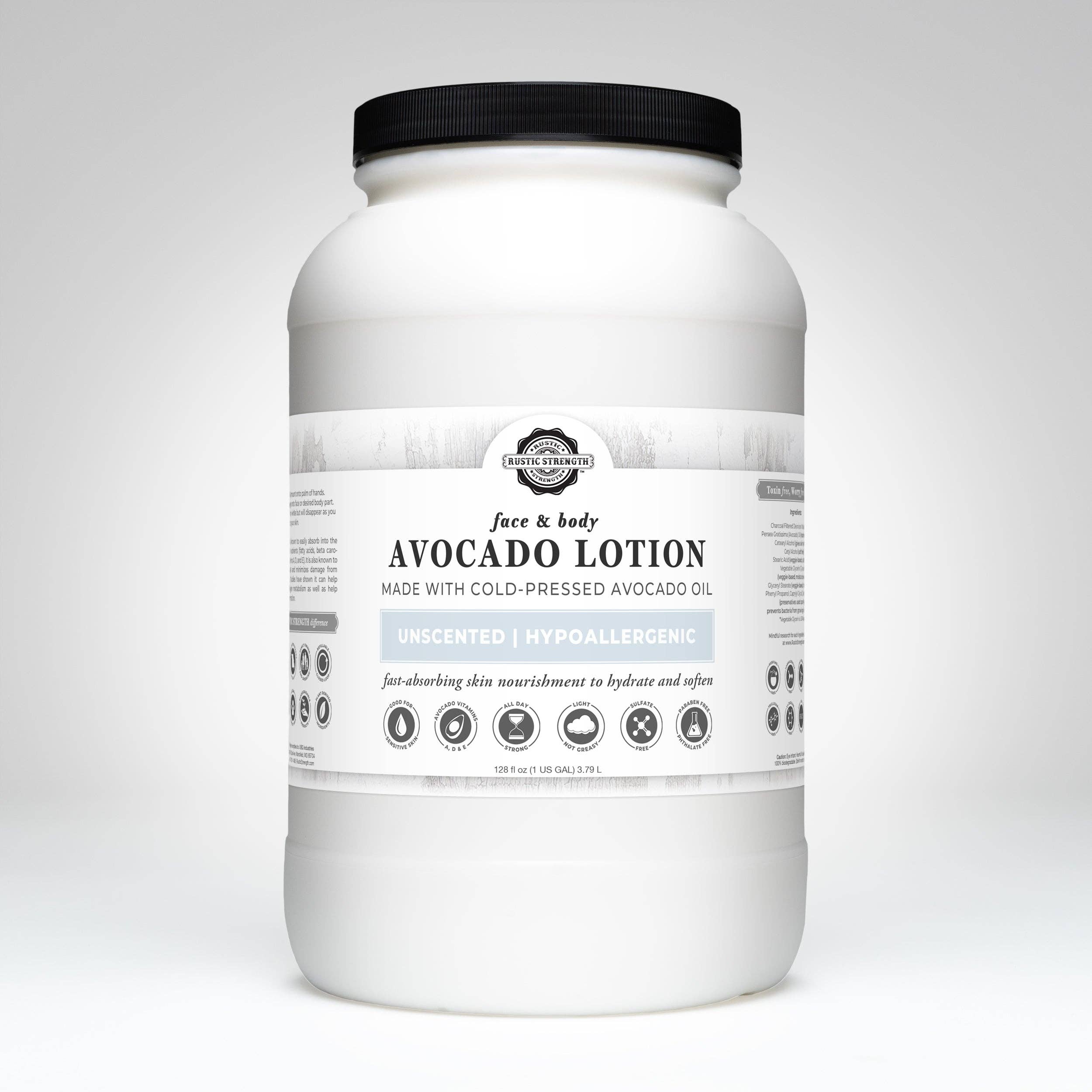 Rustic Strength Avocado Lotion for Face & Body