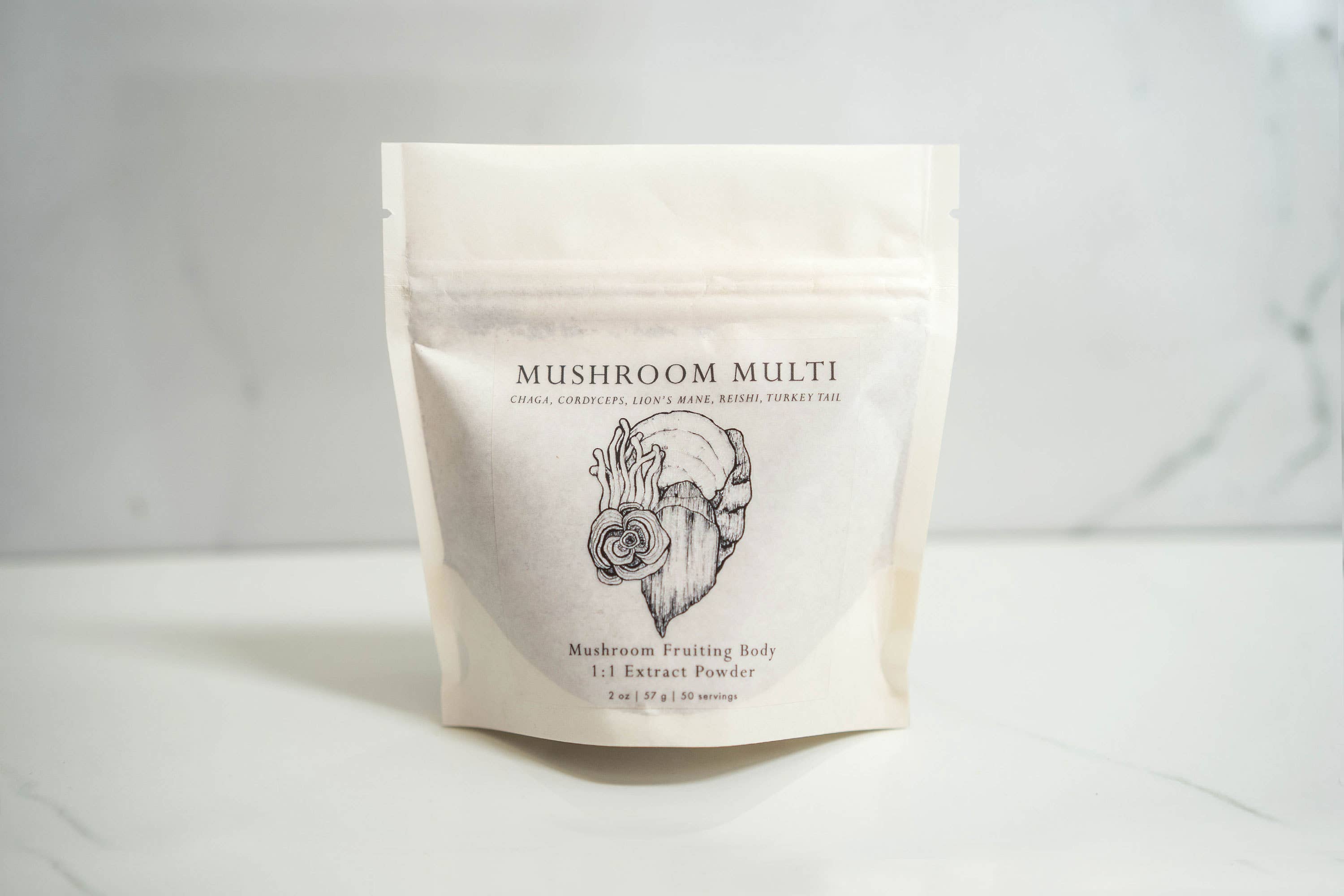 Mushroom Multi Powder - 5 Mushroom Blend for Daily Wellness