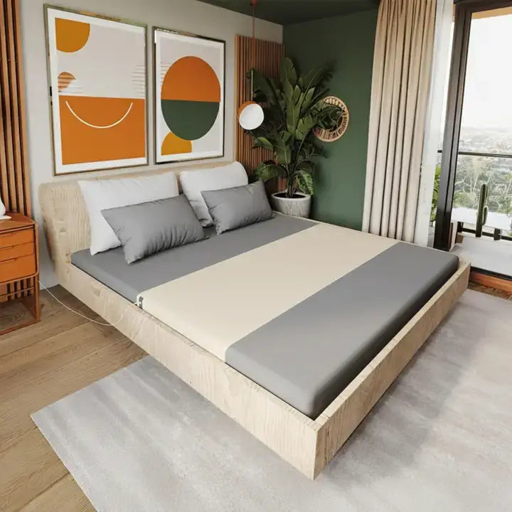 Grounding Flat Sheet - One Size (Gray / Off-White)