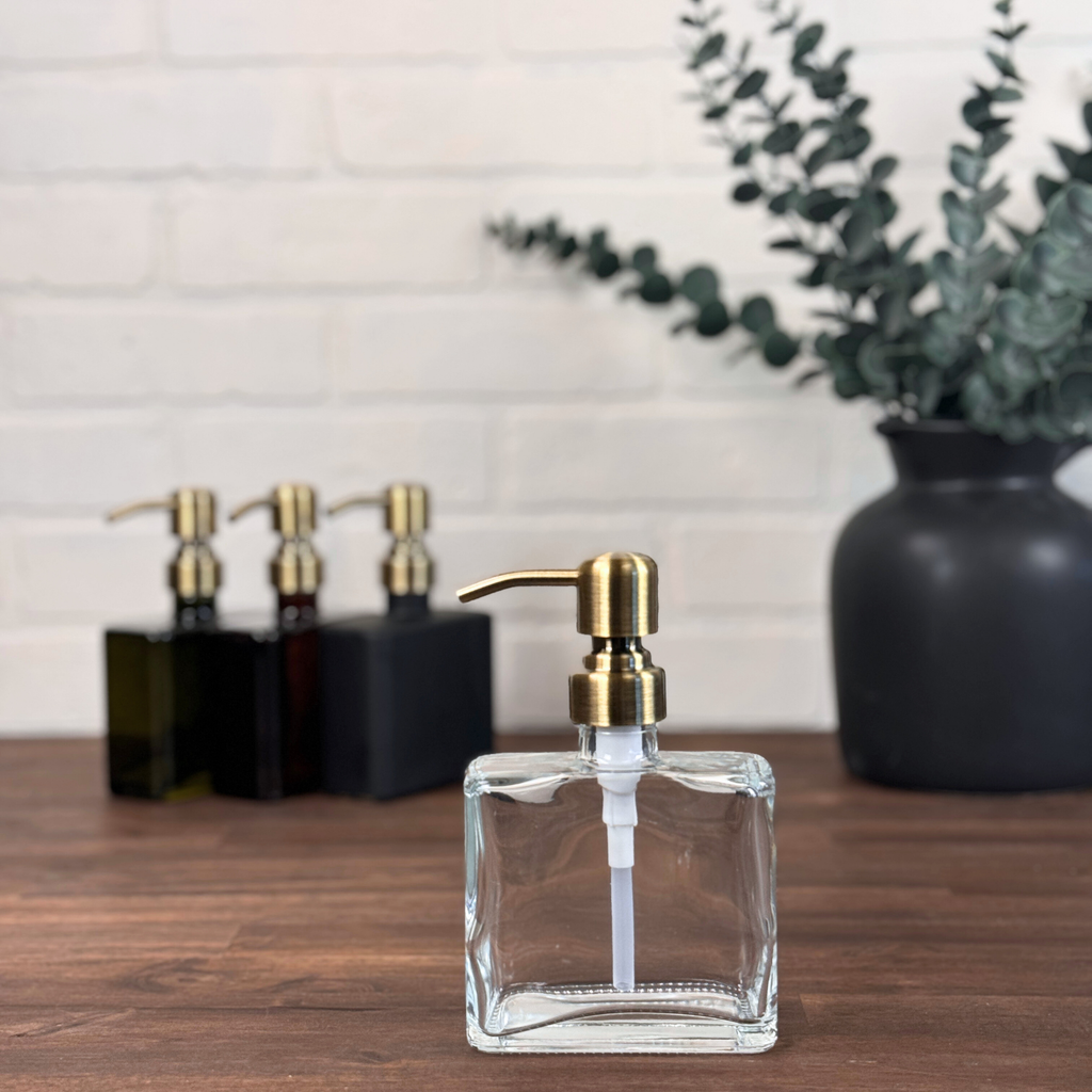 Urban Square Recycled Glass Soap Dispenser