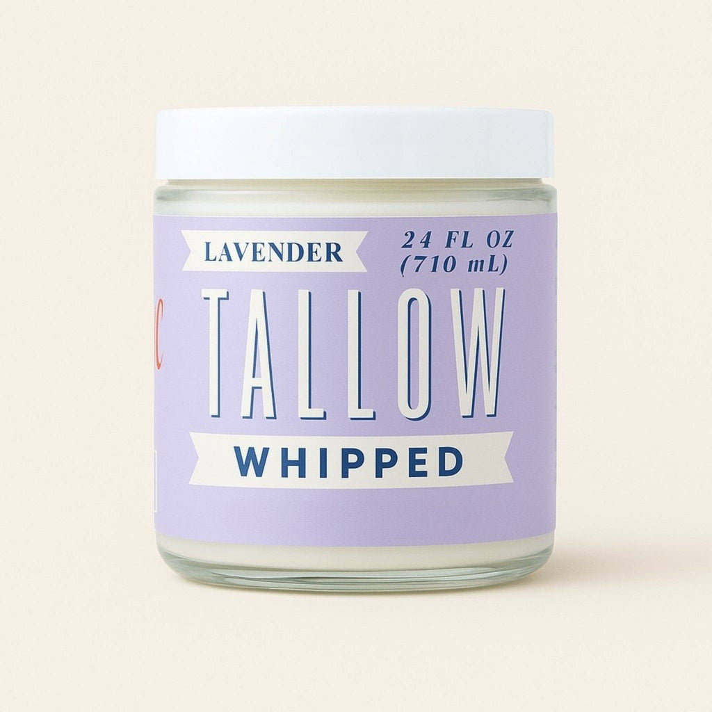 Lavender Whipped Tallow Moisturizer | Natural Beef Tallow Lotion
