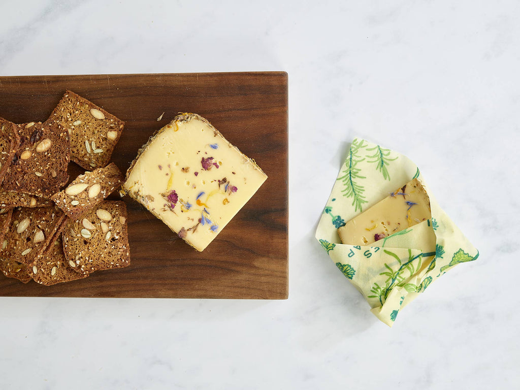 Assorted 3 Pack Beeswax Food Wrap- Herb Garden