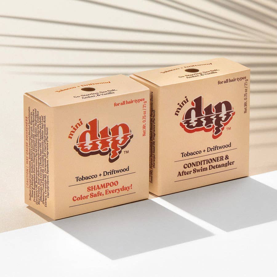 DIP Color Safe Shampoo Bar for Every Day - Tobacco & Driftwood