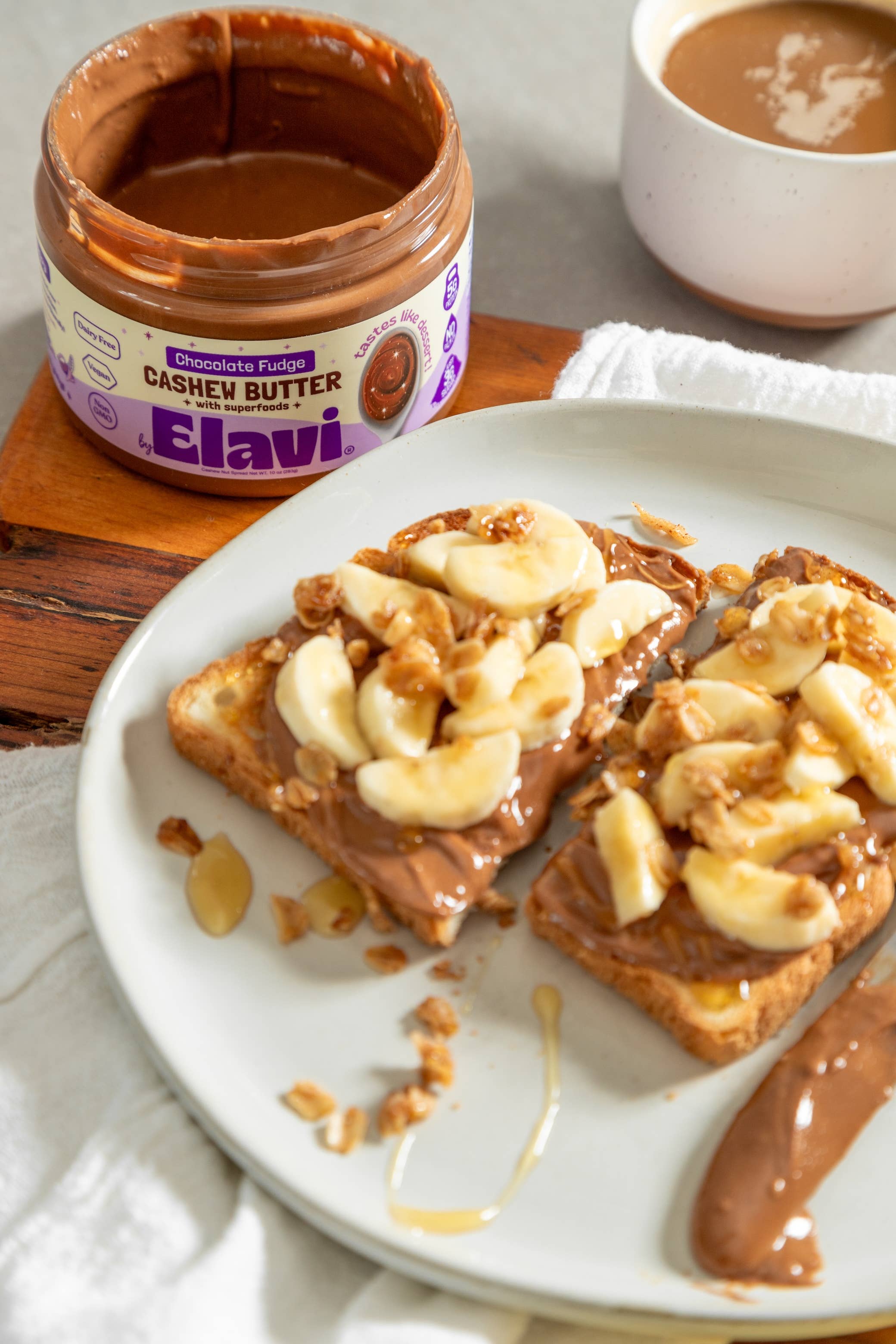 Chocolate Fudge Cashew Butter w/ Antioxidants: Vegan