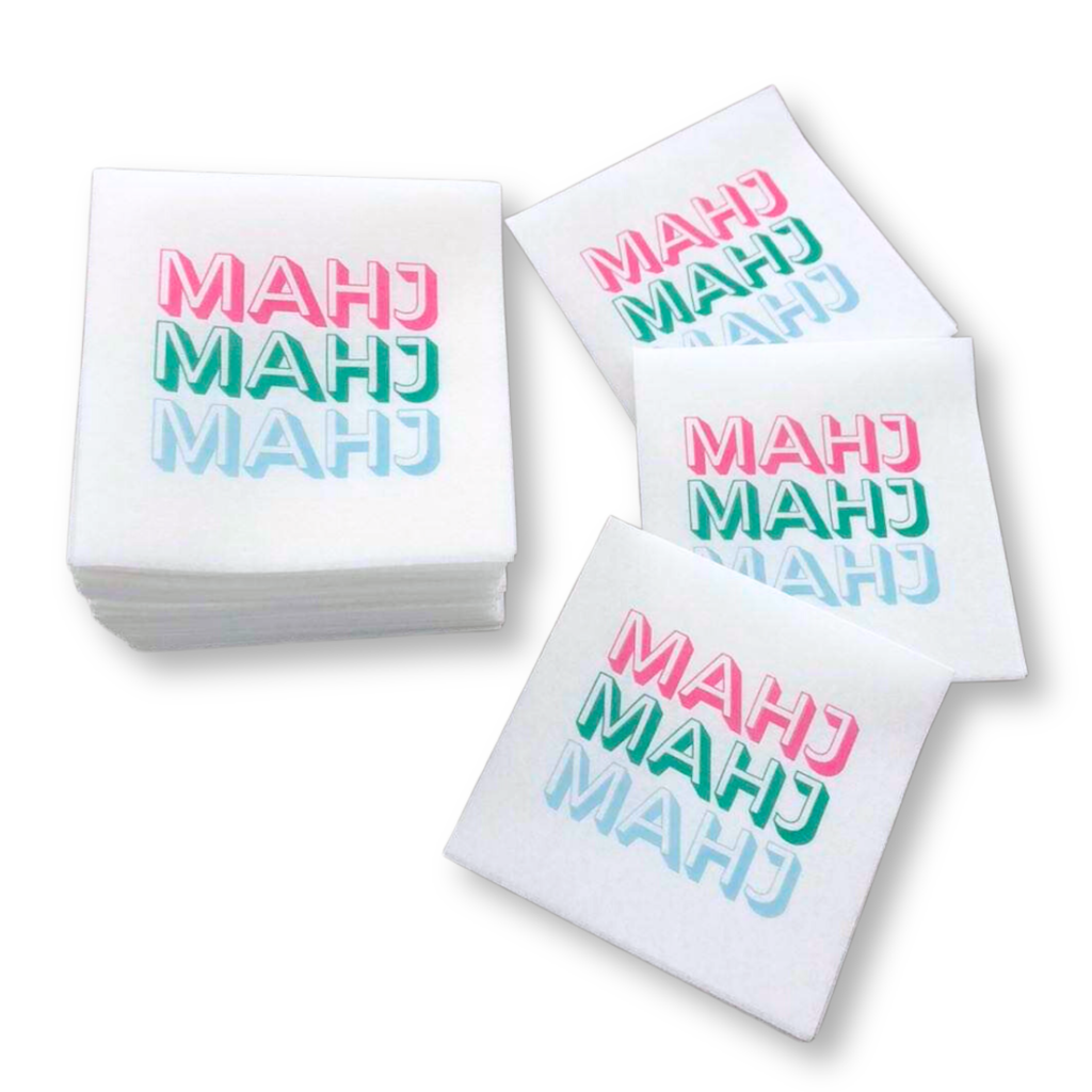 Mahjong Cocktail Napkins