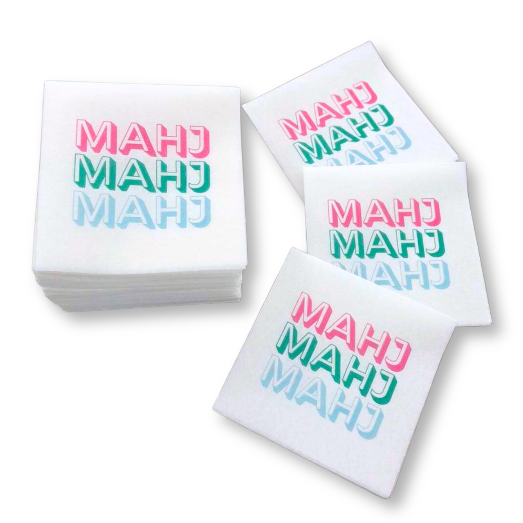 Mahjong Cocktail Napkins