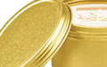 Gold Round Tin (for scrub and lotions)
